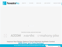 Tablet Screenshot of fenestrapro.com
